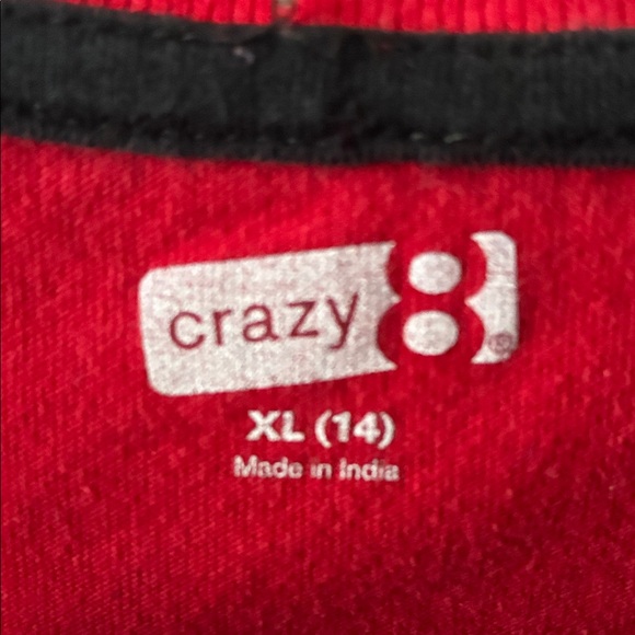 Crazy 8-Boy’s Snowboarding Red and Black Long Sleeve Shirt Sz XL (14) - Picture 2 of 4